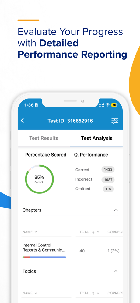 Analytics screenshot